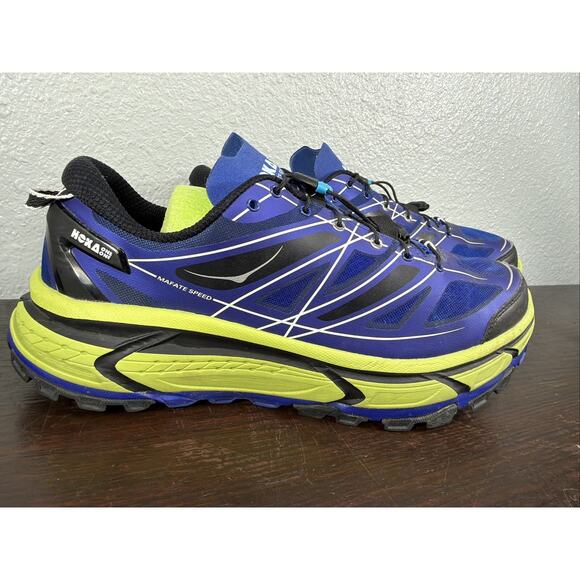 Hoka One One Men’s 12.5 Mafate Speed Blue 30109 030 BLIB Kiko RARE Free Shipping main image 6